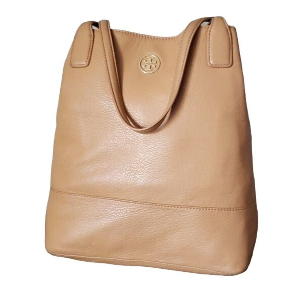 Tory Burch Michelle bucket bag tote Tan Leather Tote bag Large